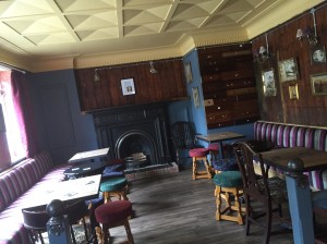 The Miners Pub, Ashington. Old social club converted into spit & sawdust bar kitchen/sports bar. Quirky interior, working fires, zinc bar top and bar made form Victorian snooker table... All good!